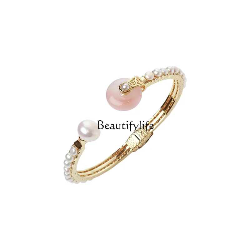 Agate Pearl Bracelet for Women, High Sense, Special-Interest Design, Sweet Girly Fashion Jewelry