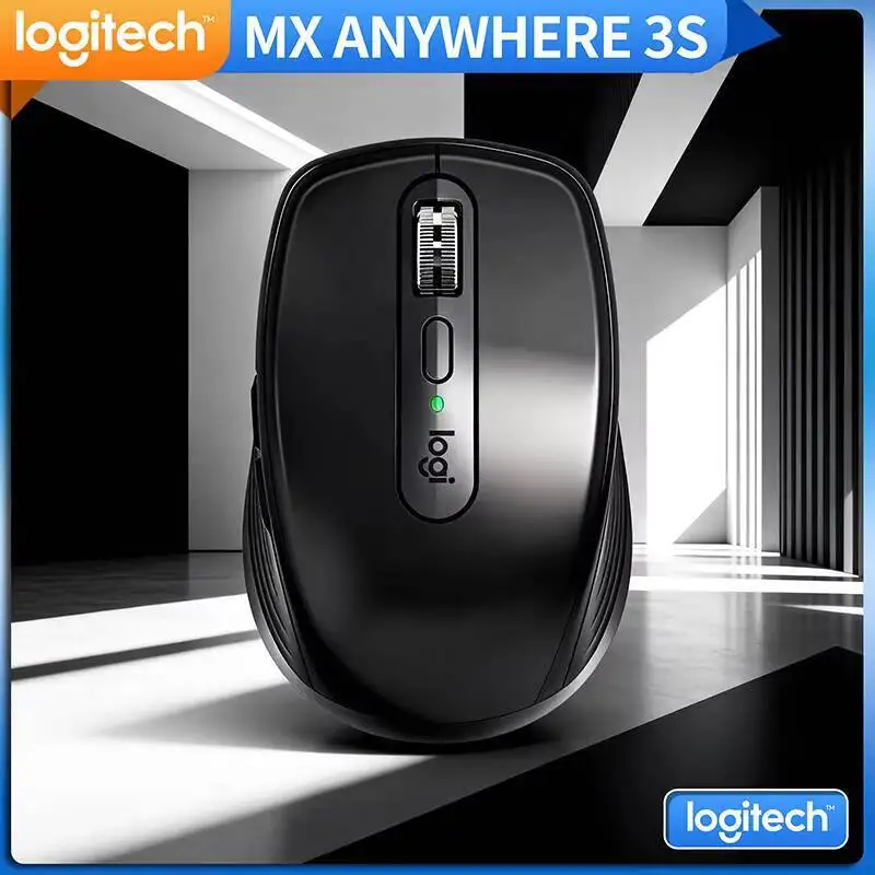 

Компактная мышь Logitech MX Anywhere 3S, эргономичный дизайн, перезаряжаемая, с быстрым прокруткой для портативных ПК Mac