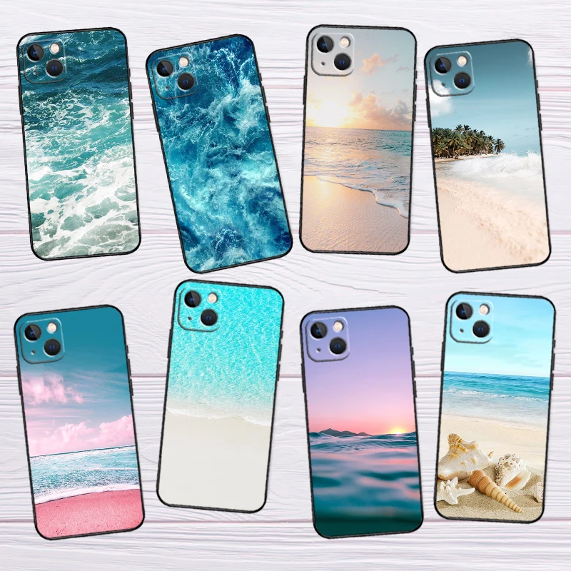 Summer Beach Ocean Waves Case For Samsung Galaxy A16 A26 A36 A56 A12 A22 A32 A52 A06 A54 A34 A14 A13 A53 A15 A35 A55