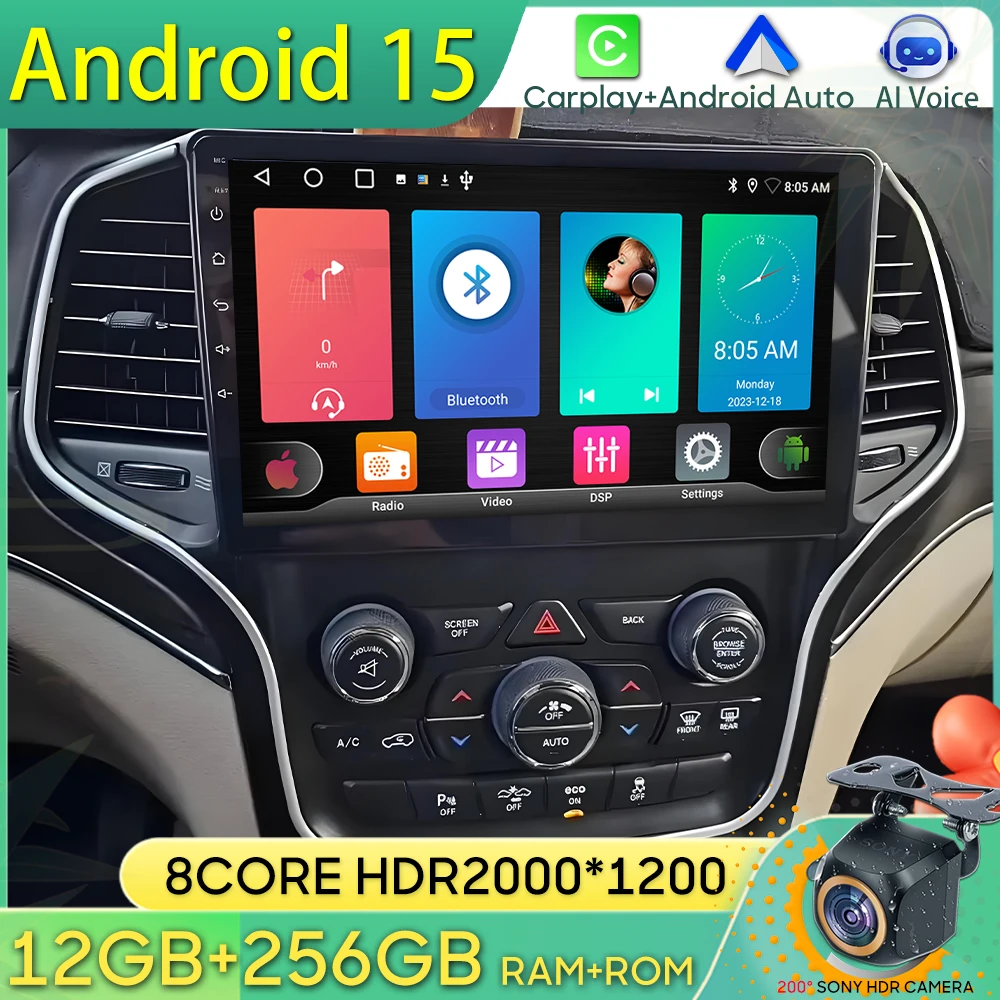 Android 15 Car Radi…