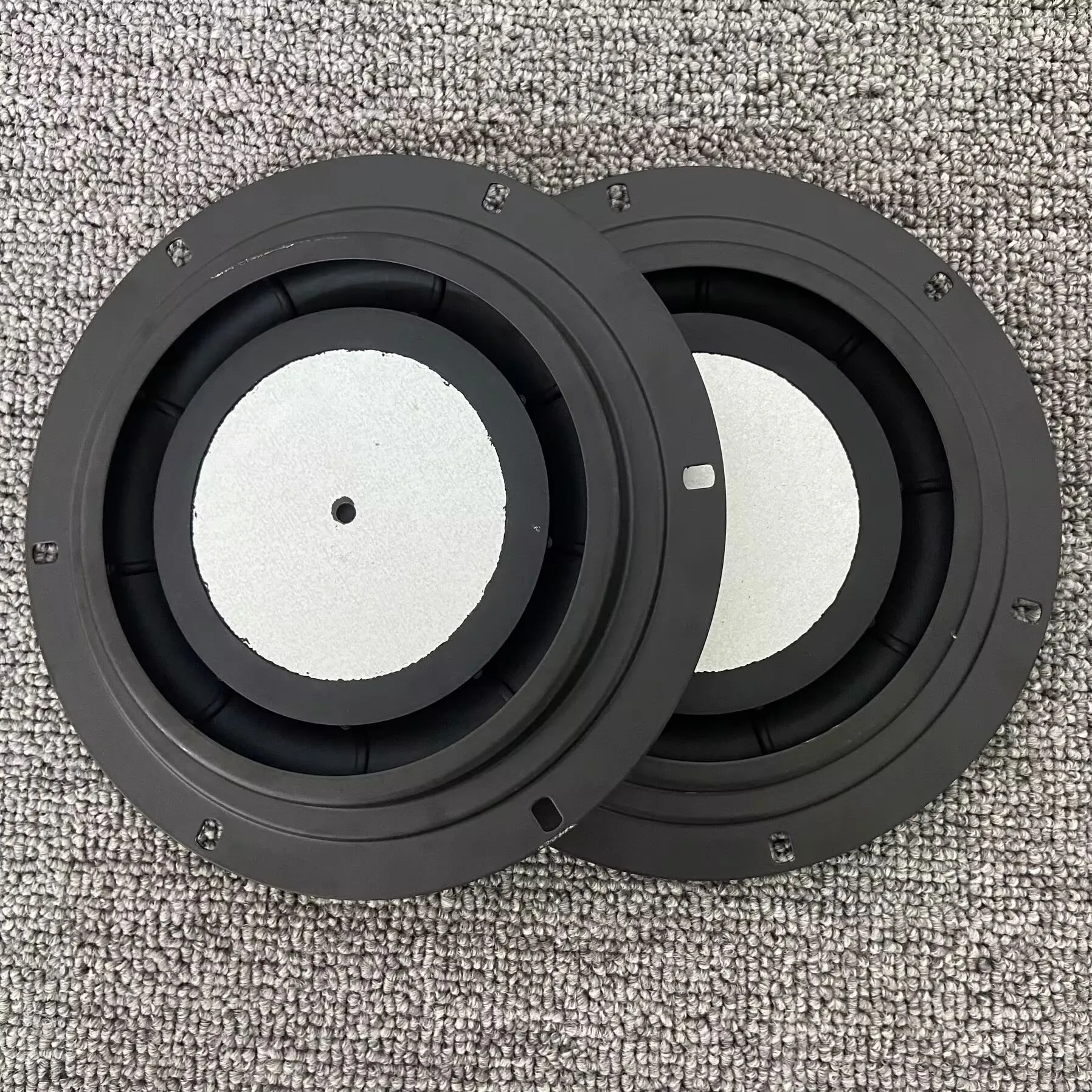 GHXAMP 6,5-calowa okrągła membrana basowa 165 mm ze wspornikiem montażowym Radiator pasywny Wzmacniacz basów 2 szt. — zdjęcie produktu 2