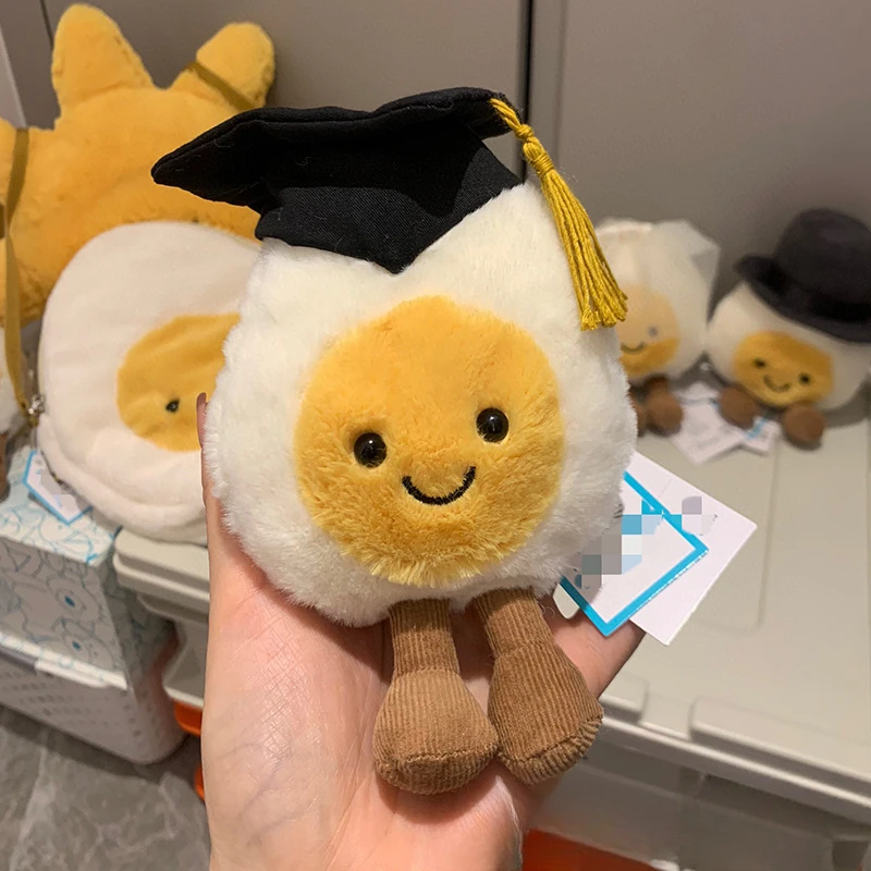 Jellycat with tags funny doctor egg cute plush toy graduation gift holiday gift doll for friends stuffed doll cute company