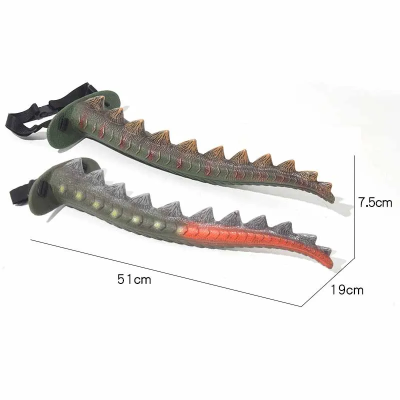 新しい子供シミュレーションティラノサウルスレックス動物の尾のおもちゃクリエイティブ楽しいステージパフォーマンス小道具子供ハロウィン Cosplsy おもちゃギフト