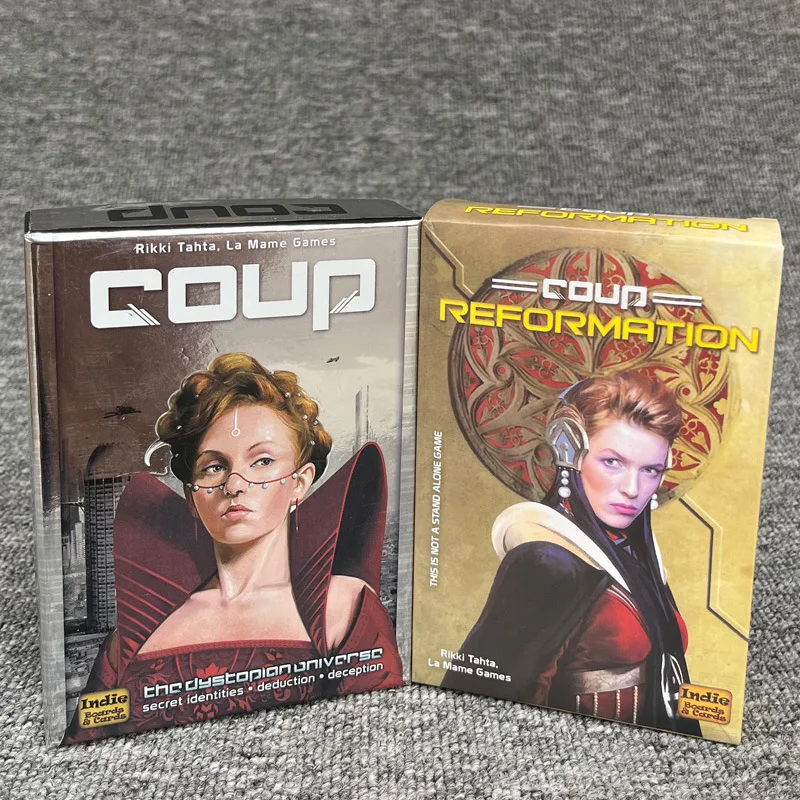 

COUP – Coup D'état, стратегическая настольная игра, карточная игра и игрушка для казуальных игр