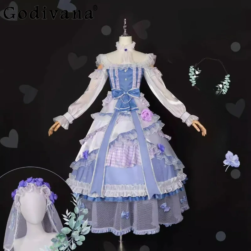 第五人格 Cos 服正装セット女性バレンタインデーのフラワードレス女性の告白診断結婚ドレス