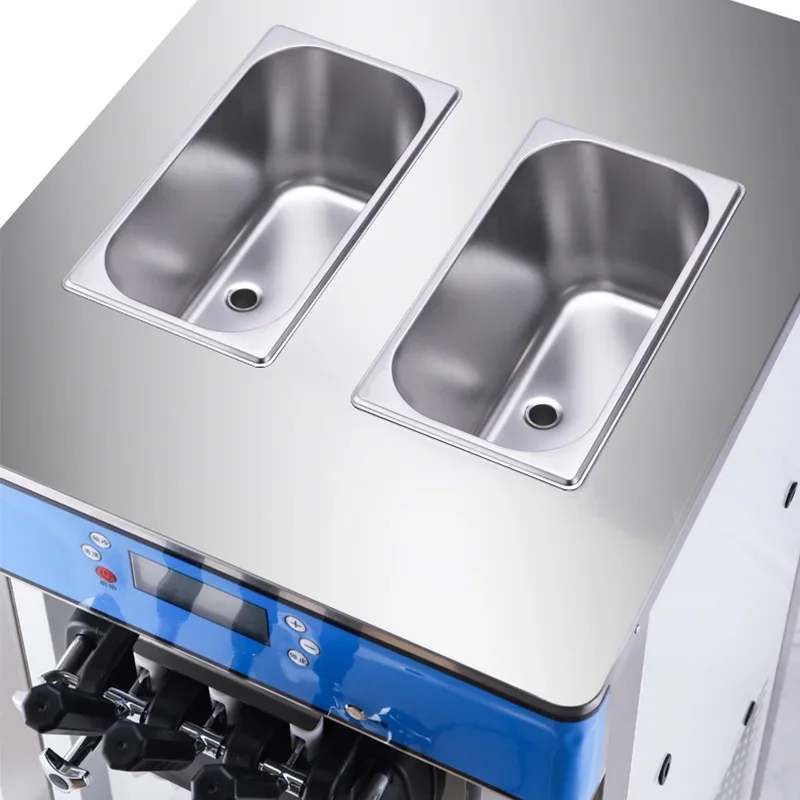 -3 Flavors Ice Cream Cone Machine Automatic Easy To Operate CE Certificate Ice Cream Machine