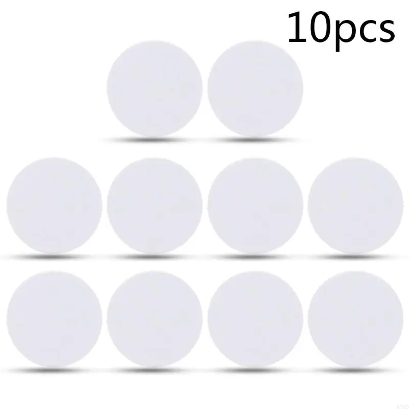 

87HD 25 мм/1 дюйм белый NTAG215 PVC Cards Круглые теги быстро читайте легко для работы 10x