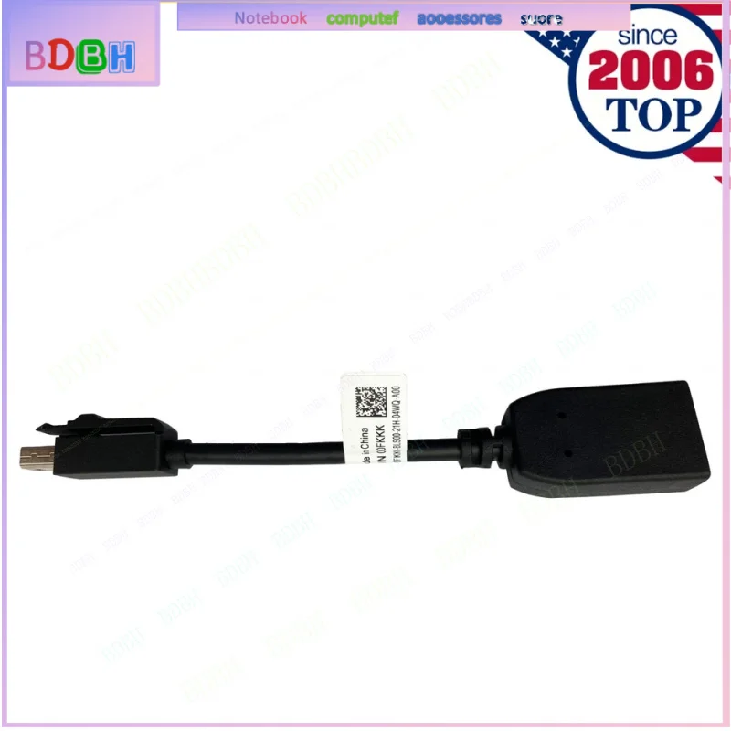 Lot of 10  For Dell DP/N 00FKKK Mini Display Port To Display Port Cable Adapter