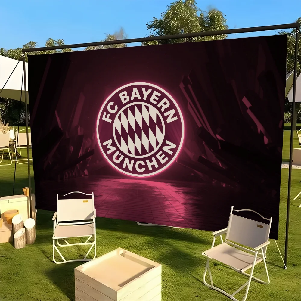 F-FC Fußball B-Bayern Club M-Munich Flagge für mehrere Auswahlmöglichkeiten Living Studio Booth Innendekoration Banner