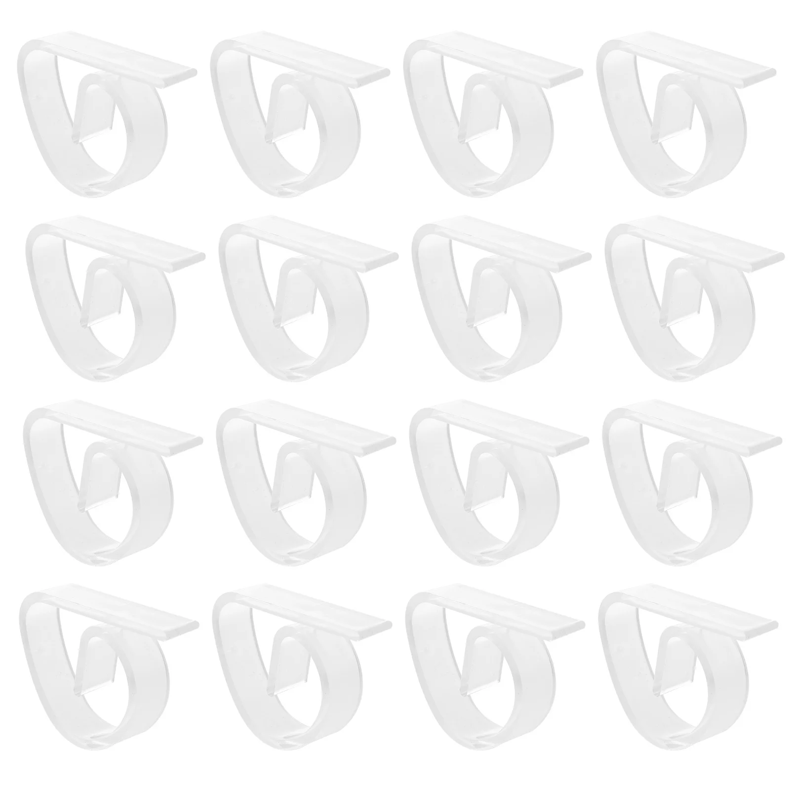 

72pcs Tablecloth Plastic Rust-Proof Waterproof Holders For Wedding Party Events Table Tablecloth Clamp Runner Clamps