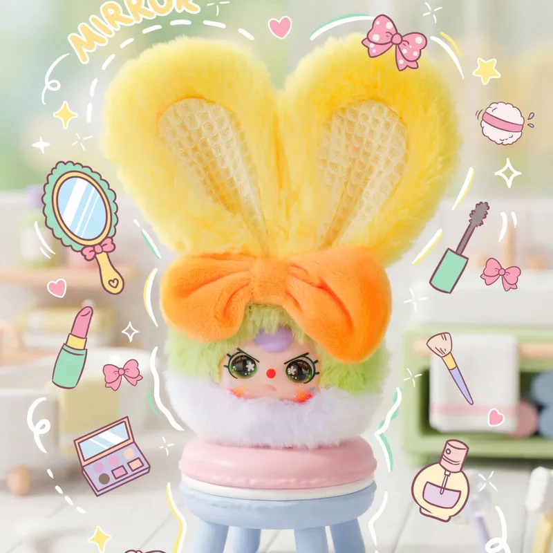 

new baby three v2 Makeup Mirror Vinyl blind box Cute Doll Pendant Collection Ornament Surprise birthday gifts Gift toys Genuine