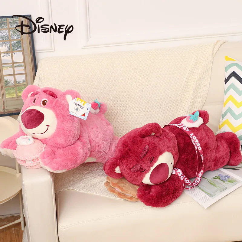 2023 New Disney Original Biscuits Doughnut Lots-o-huggin Bear Plush Dolls Shoulder Bag Fashion Kawaii Girls Stuffed Doll Gift