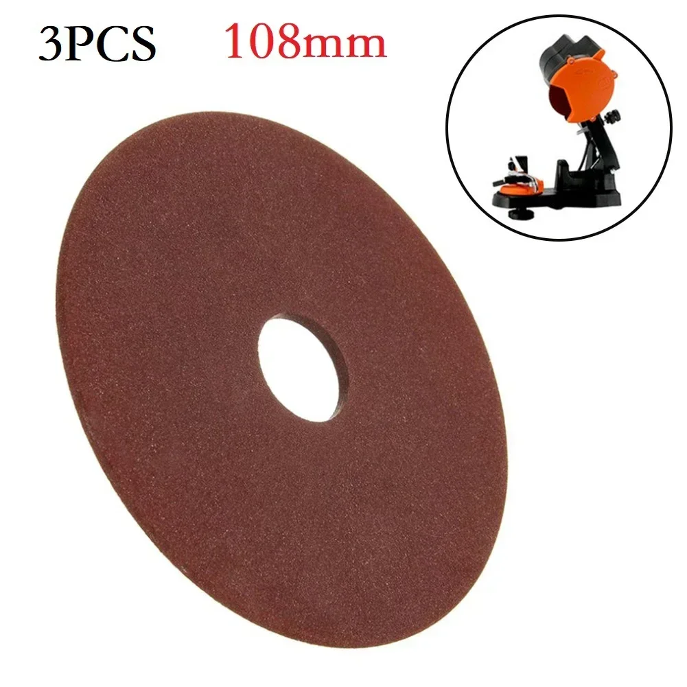 3PCS Grinding Disc Grinding Wheel Disc Pad Fits For Chainsaw Sharpener Grinder 3/8inch & 404 Chain For Cutting And Polishing