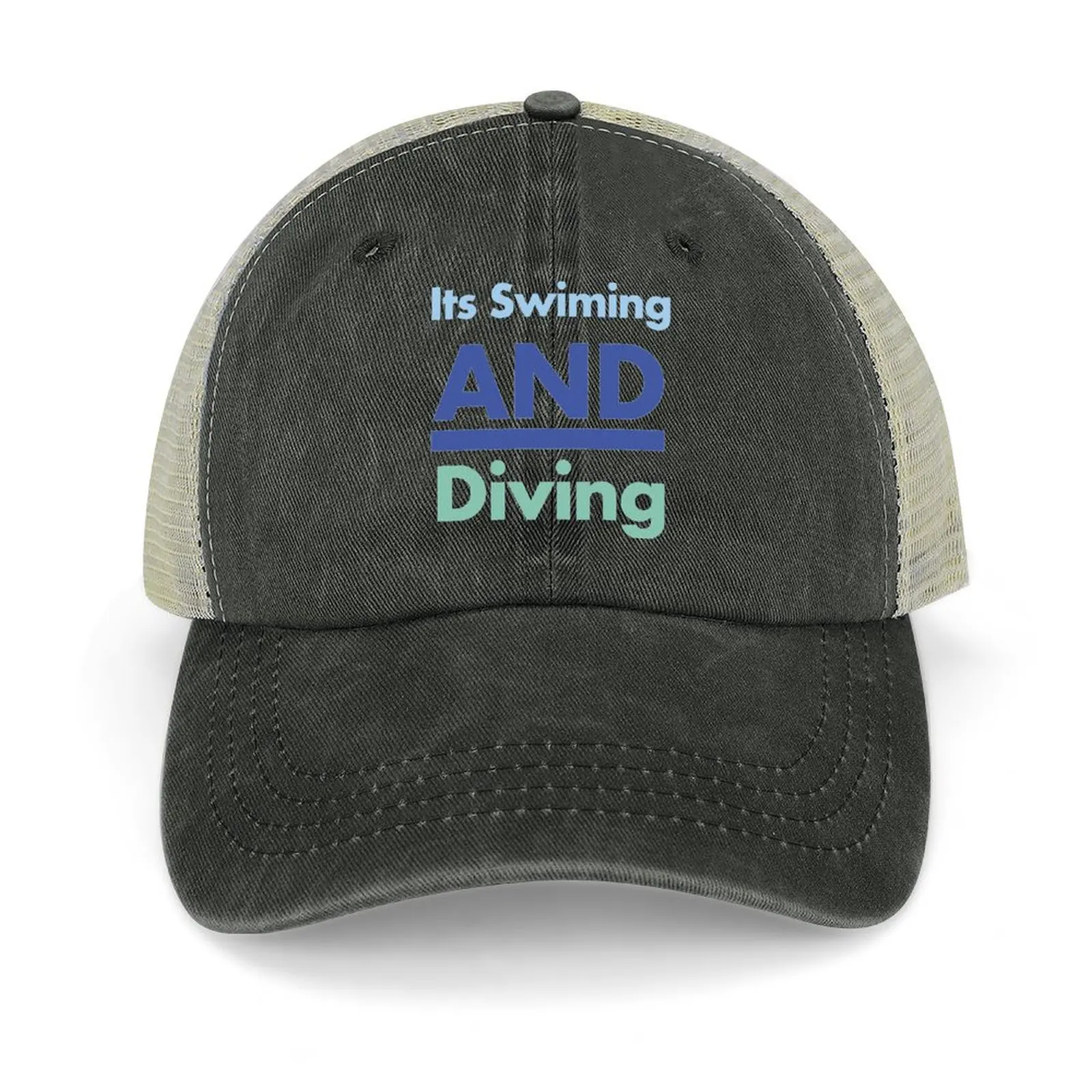 

Its Swimming AND Diving Baseball Cap Sports Cap Fishing cap designer Women's Beach Visor Men's