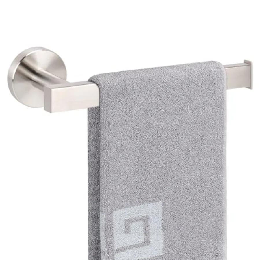 

Square Hand Towel Holder/Towel Ring, Premium SUS304 Stainless Steel Hand Towel Bar Rustproof Wall Mounted Towel Rack for Bathro
