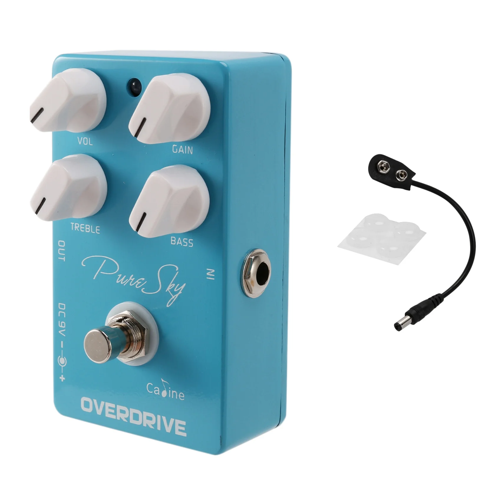 

Caline Pure Sky OD Guitar Effect Pedal Highly Pure and Clean Overdrive Guitar Pedal Accessories CP-12