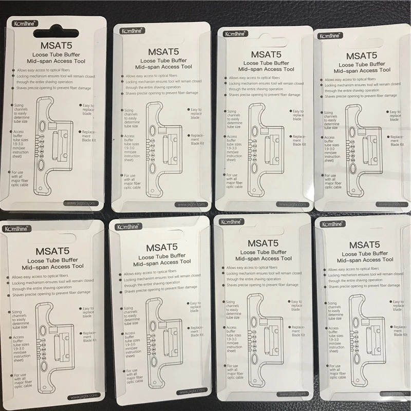 1 PCS MSAT-5 Fiber Cable Ribbon Stripper MSAT 5 Loose Tube Buffer Mid-Span Access Tool 1.9mm to 3.0mm Replaceable Blade