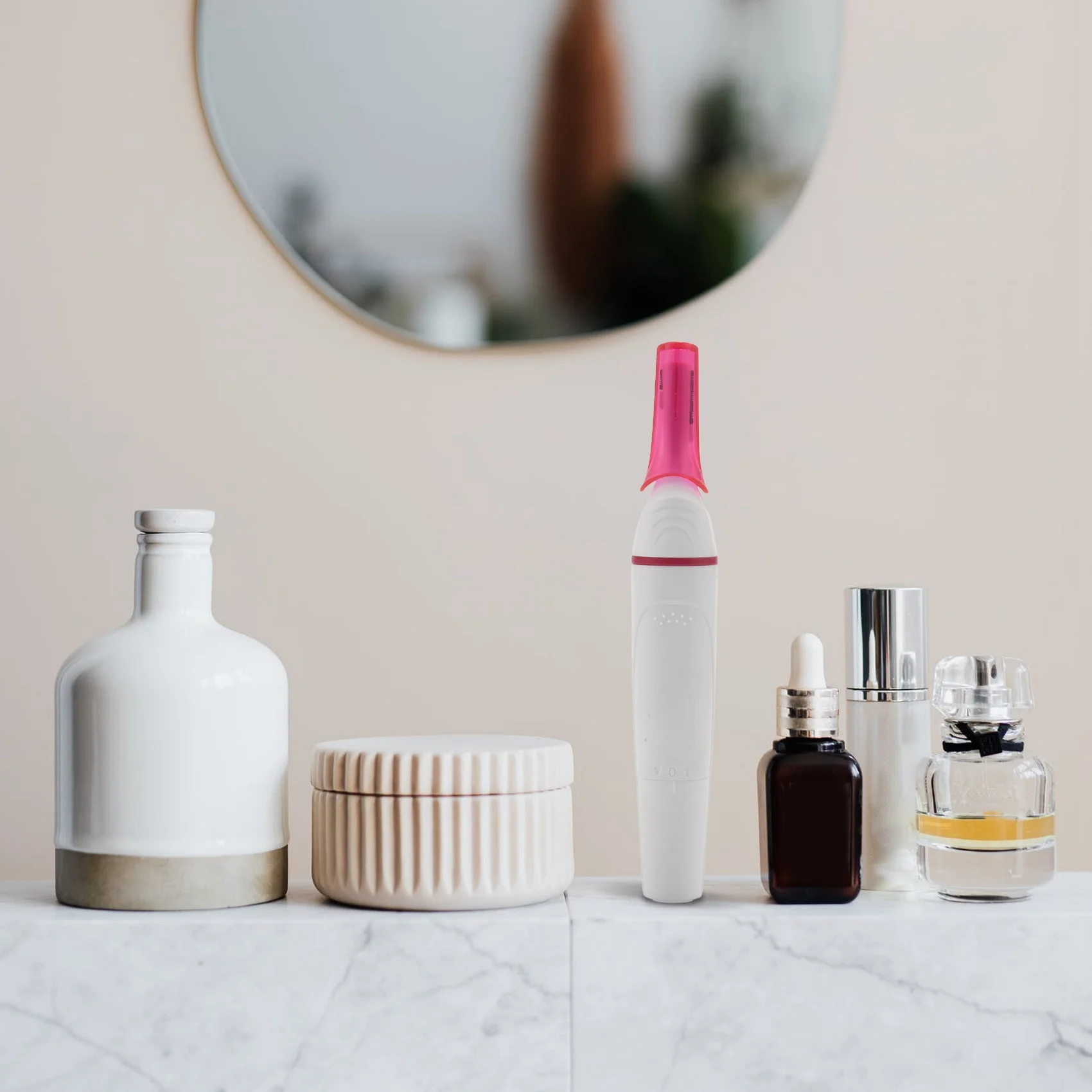 ماكينة حلاقة كهربائية 5 في 1 لإزالة الشعر، ماكينة حلاقة كهربائية للنساء لإزالة شعر الحاجب والوجه تحت الإبط