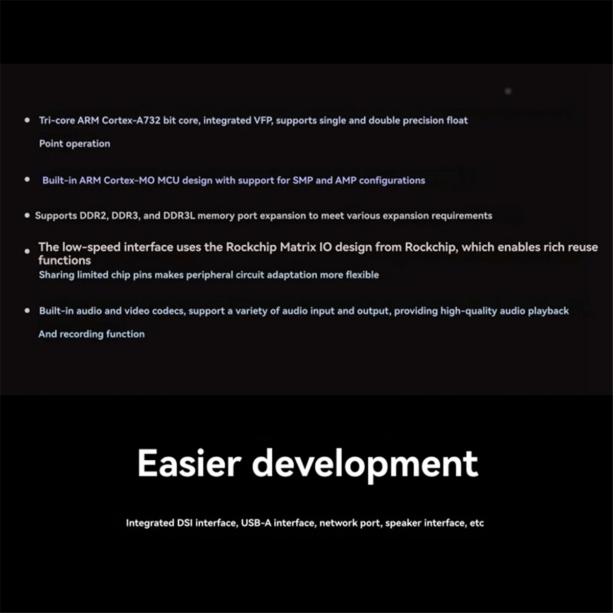 ABJZ For Ultra W RK3506B Linux Development Board OnBoard EMMC-8GB 2.4GHz Wi-Fi6/Bluetooth 5.2/BLE