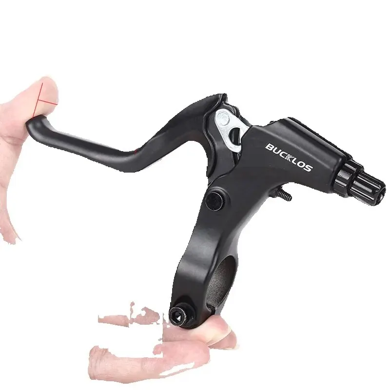 AliExpress BUCKLOS 1 Pair 2.2inch Aluminum Bike Handlebar Brake Handle Levers Bicycle Handlebar Handbrake Cycling Accessories