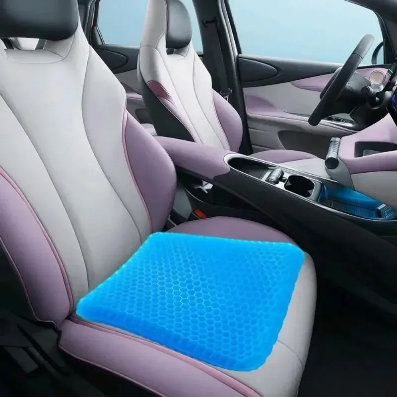 1pc Gel Seat Cushion Soft Comfortable And Breathable For Long Sitting, Suitable For Office Chair/Car Seat/Wheelchair