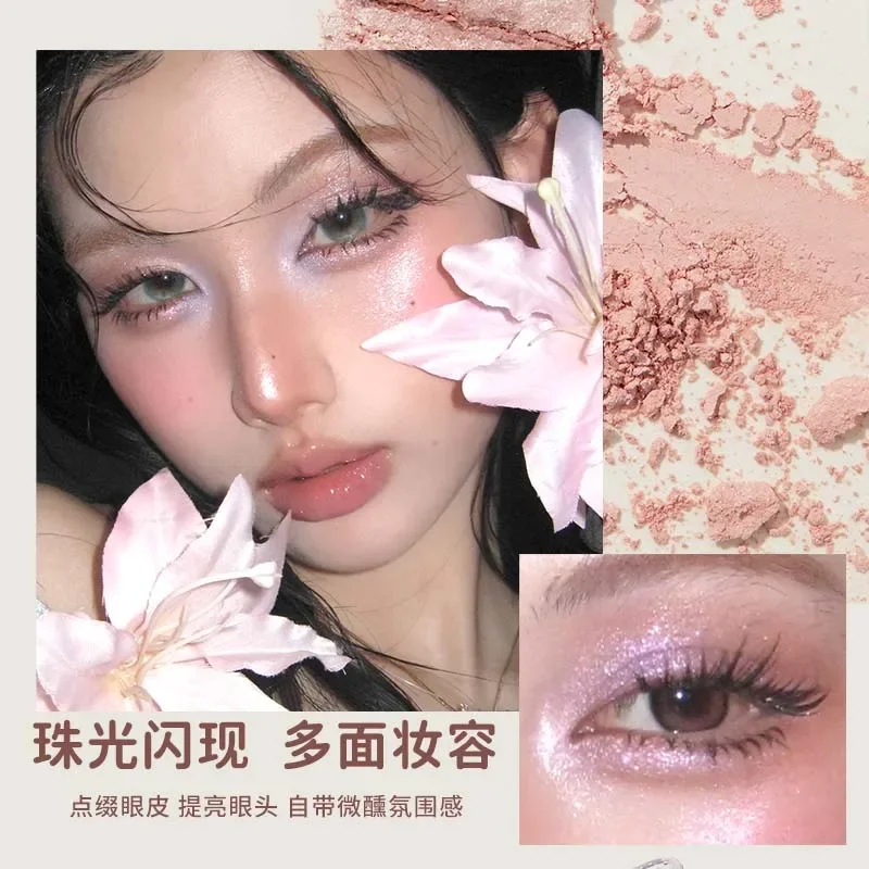 

JILLLEEN 9Color Eye Shadow Comprehensiveb Disc Velvet Matte Pearl Shiny Pink Color Eyeshadow Long-lasting Makeup