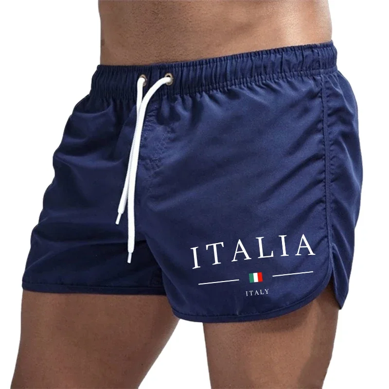 Summer Mens Beach Shorts Printed Casual Quick Drying Surf Man Swimwear Outdoor Jogging Sweatpants Fashion Swimming Sports Shorts