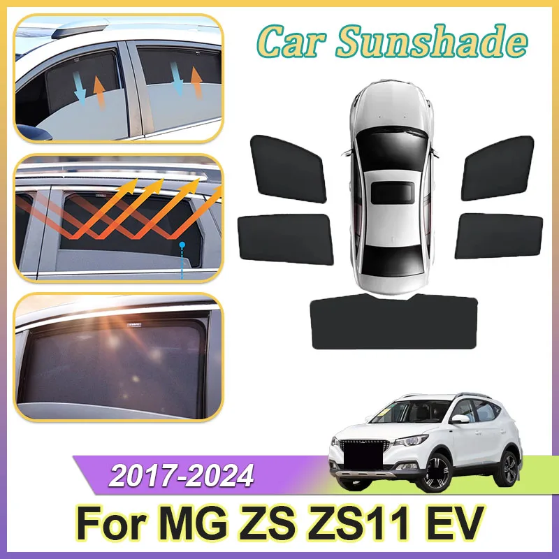 

Для MG ZS ZS11 EV 2017 2018 2019 2020 ~ 2024 автомобильные солнцезащитные козырьки на окна, солнцезащитные козырьки, занавеска, лобовое стекло, магнитный козырек, аксессуары