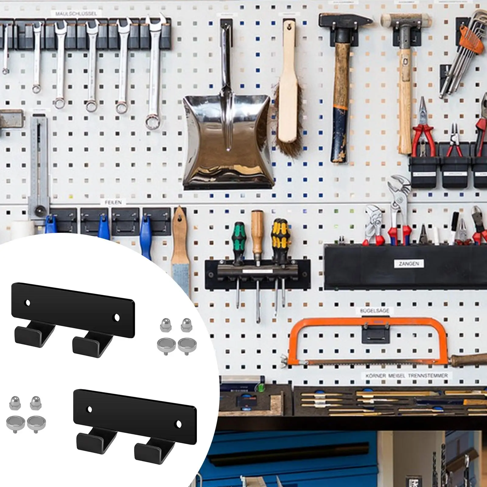 2x Chuck-sleutelhouder Eenvoudig te installeren voor boormachine Draaibank voor garage