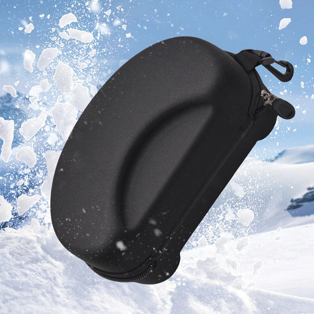 Caixa de óculos de snowboard, à prova d'água, estojo de transporte, à prova de poeira, armazenamento de óculos de esqui para neve e esportes aquáticos