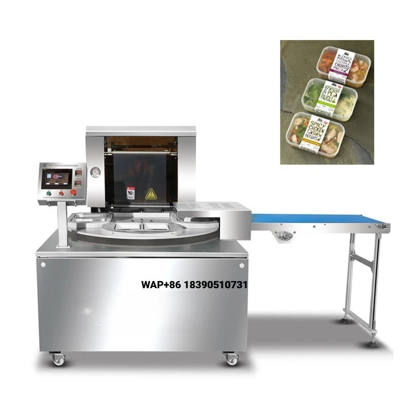 MAP Tray Sealer Modified Atmosphere Packaging Machine Vacuum Tray Sealing Machine with Gas Flushing