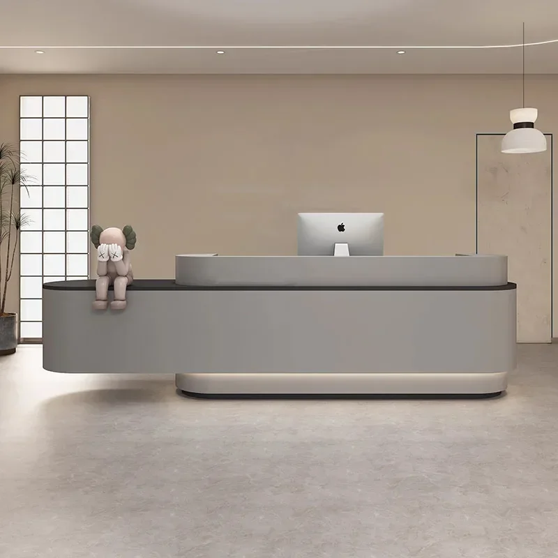 

Reception Cash Counter Front Desk Lectern Restaurant Tables Mobile Standing Office Bar Shop Display Mostrador Unique Furniture