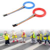 Sturdy Safety Rope for Kids Group Outdoor Activity With High Visibilities Reflective Designs and Comfortable Handle 87HA
