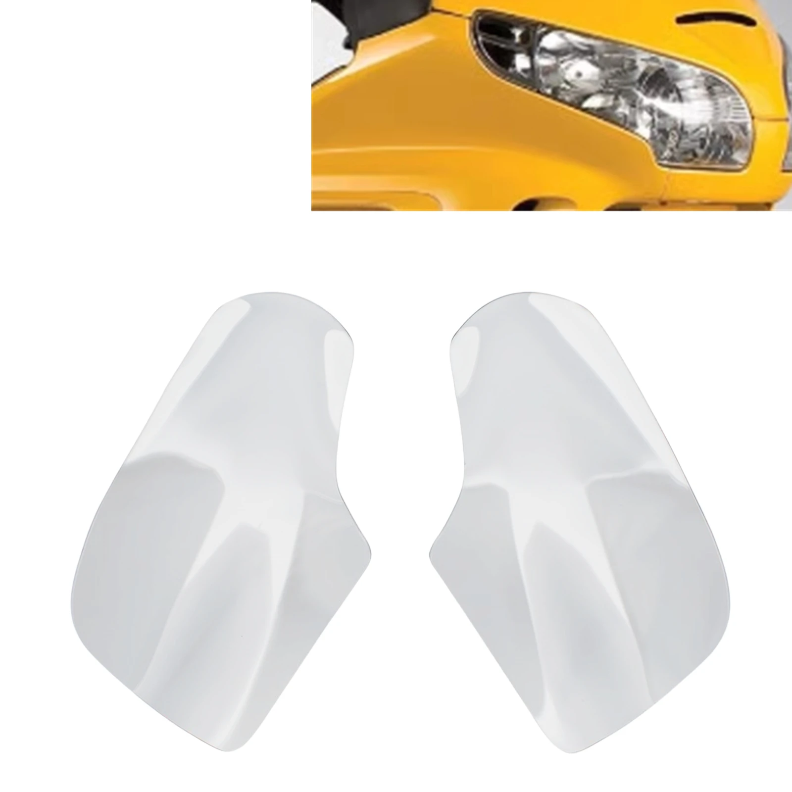 

For HONDA GL1800 2001-2017 Motorcycle Headlamp Headlight Guard Shield Screen Lens Cover Front Light Lamp Protector Shade