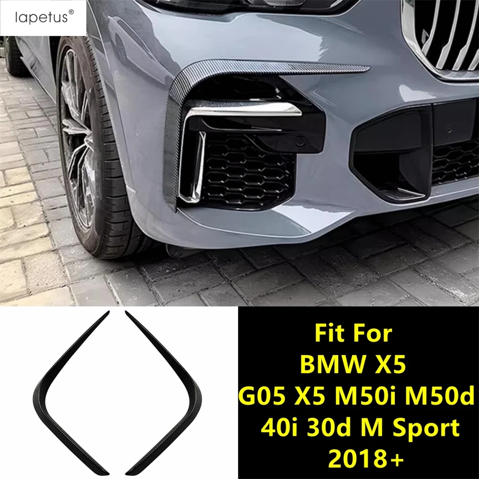 

Front Fog Light Lamp Eyebrow Strip Cover Trim For BMW X5 G05 X5 M50i M50d 40i 30d M Sport 2018 - 2023 Carbon Fiber Accessories