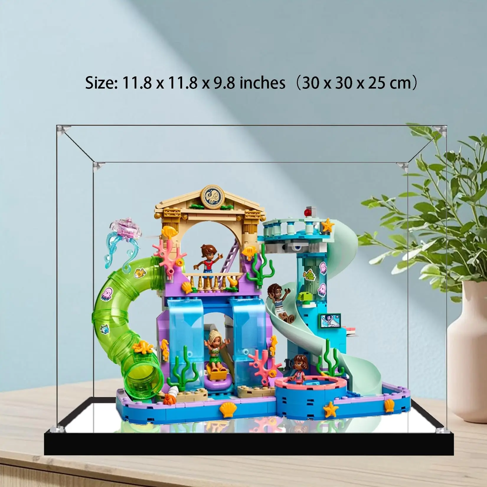 

Acrylic Display Box for Lego 42630 Waterpark Model, Transparent Dustproof Display Box for Lego 42630 Model (Model Not Included)