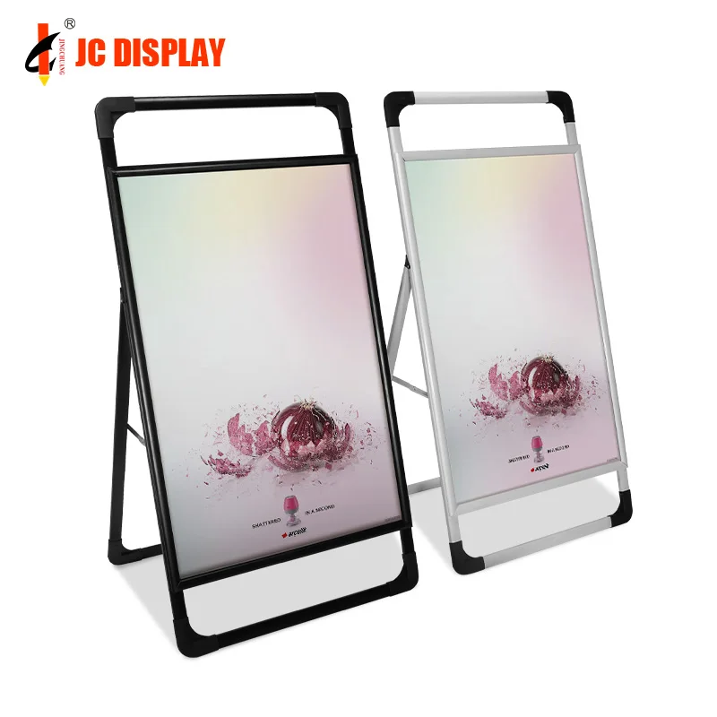 angepasst.A Frame Pflasterschild mit Griff einseitig Werbung Posterständer Kt Poster Board