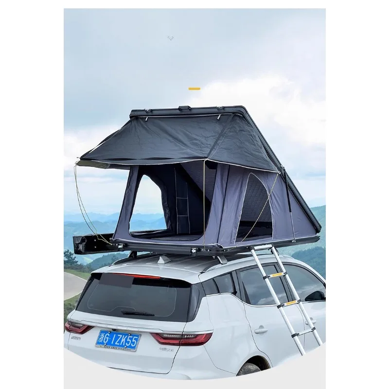 Car Roof Tent Aluminum Alloy Fully Automatic Outdoor SUV Car Self Driving Tour Off-road Hard Shell Top Folding Camping