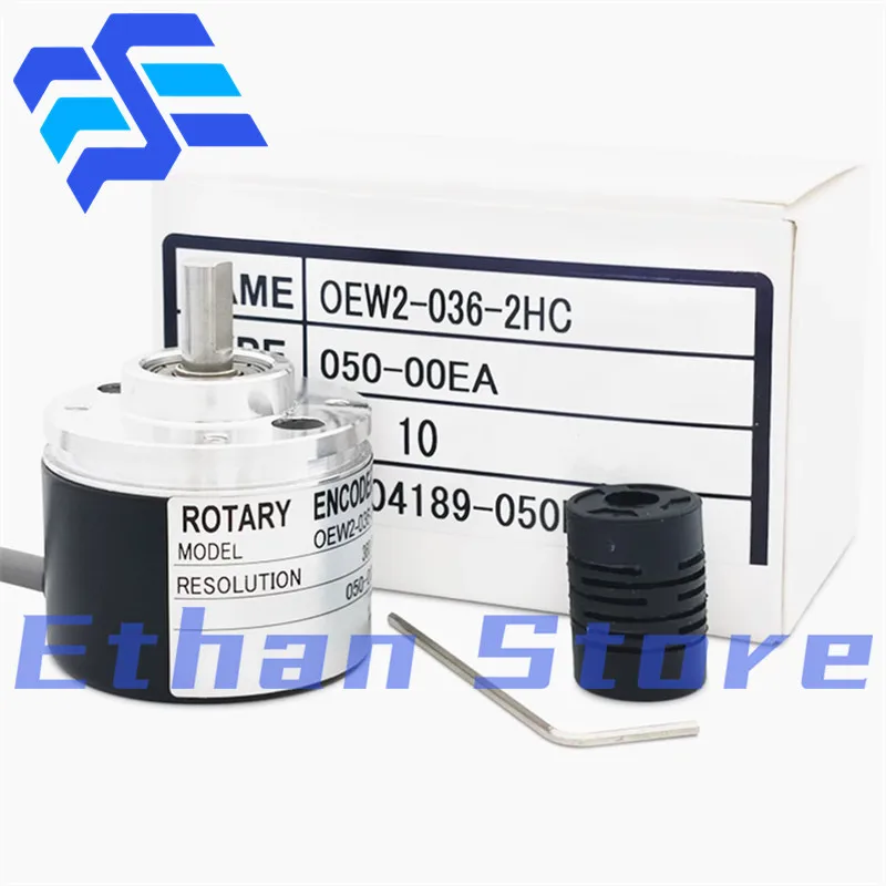 1PCS OEW2 Incremental Photoelectric Rotary Encoder OEW2-036-2MHC 2MHT 2MD 2HC 2 2MHCP 001 002  01 036 06 10 1024 1000 360 3600PR