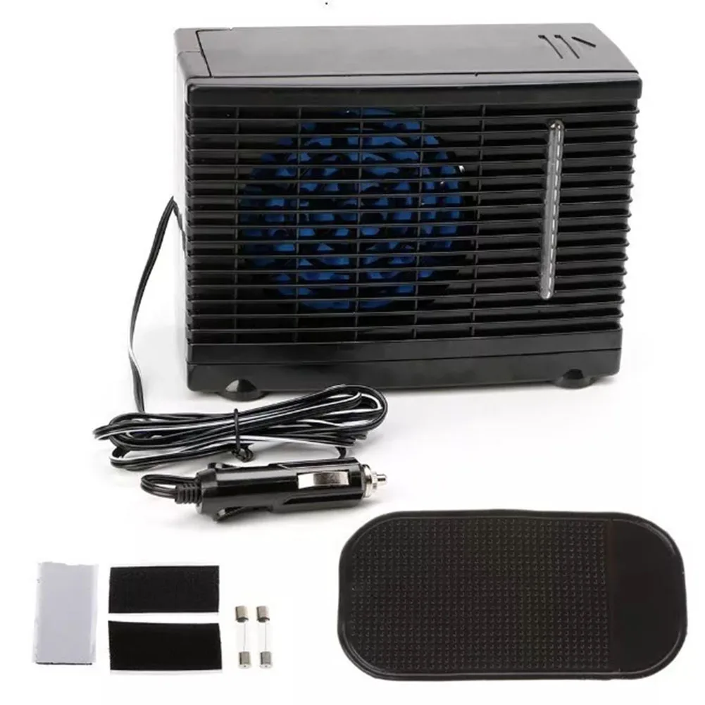 

Car Air Cooler Adjustable Evaporative Fan Road Trips Traveling Air Filtration Power-off Protection Pure Copper Cable