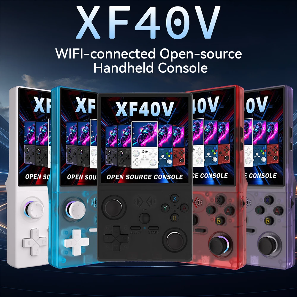 

Портативные игровые консоли XF40V для PSP/N64/MAME/CPS1/CPS2, 64 ГБ/128 ГБ, внешняя ретро-консоль с 10000+/20000+ играми