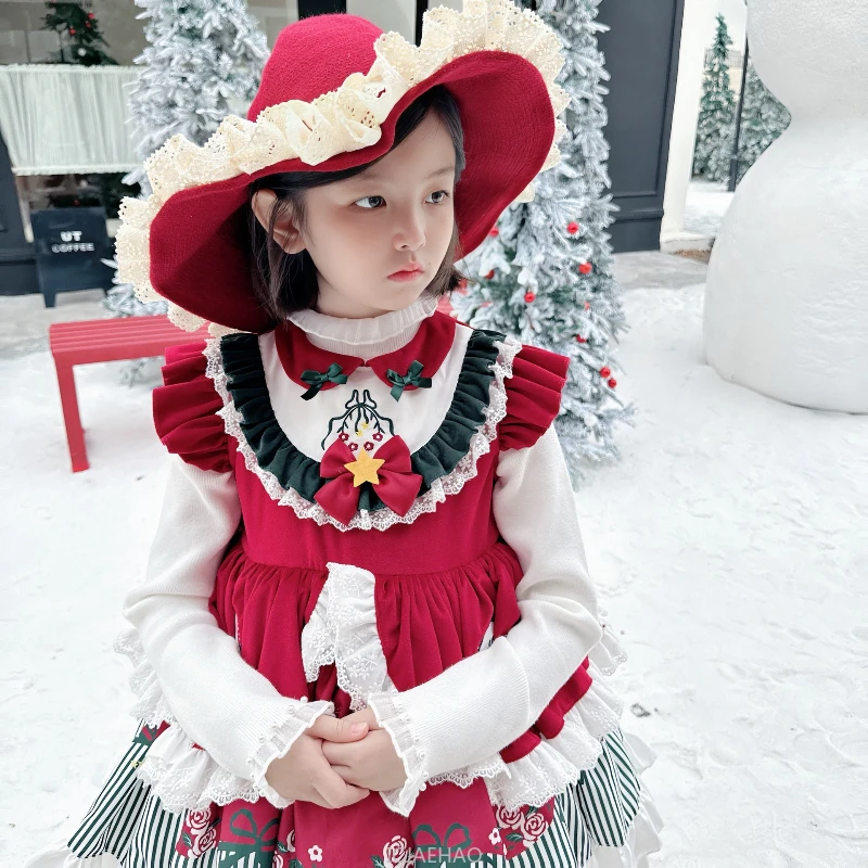 

Teen Girl Clothes New Halloween Winter Kids Lolita Tutu Dress Princess Gown Girls Party Outfit Children Christmas Sleeveless