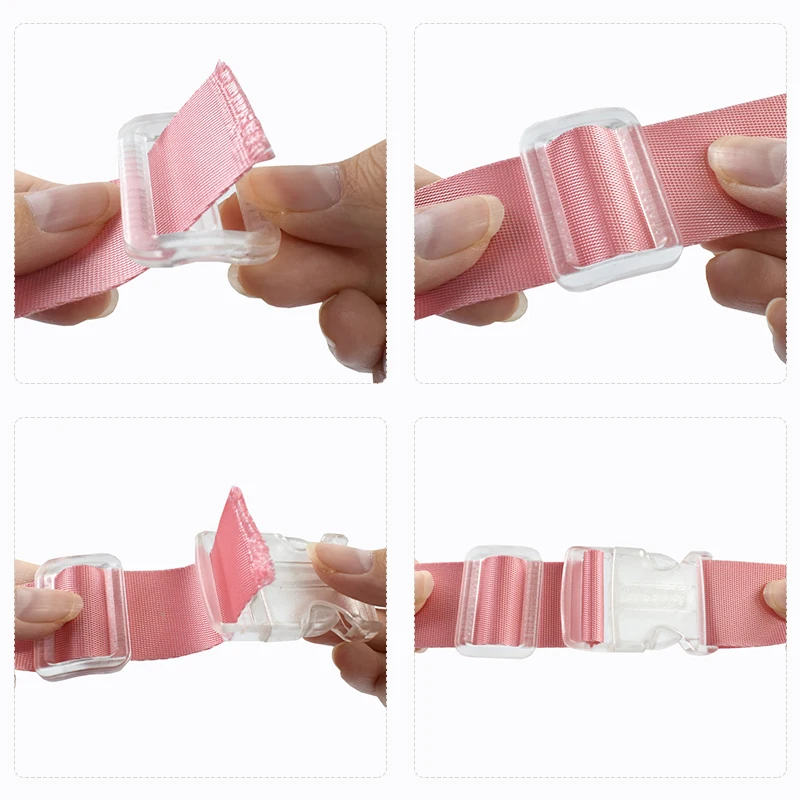 5–40 Sets Meetee 32/38 mm Gepäckgurt-Reparaturzubehör, Kunststoff-Entriegelungsschnalle, Taschen, Nylon-Gurtband, verstellbarer Schieber-Clip-Verschluss – Detail 6