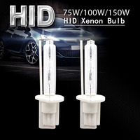 1 Pair SUKIOTO GENUINE 100W H1 H3 H7 H11 D2H Xenon HID Replacement Lamp 12V 24V 75W Headlight Bulb High Power 150W H1 Car Light