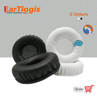 EarTlogis Replacement Ear Pads for Rapoo H6000 H6060 H8000 H8060 H8020 Headset Parts Earmuff Cover Cushion Cups pillow