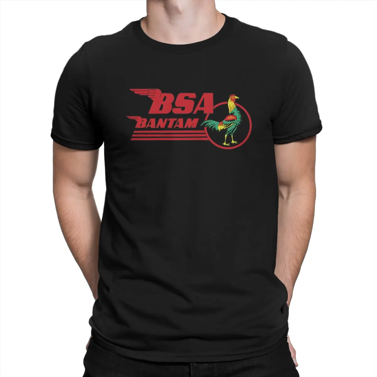 The Bantam Men T Shirts BSA Novelty Tee Shirt Short Sleeve Round Collar T-Shirts Pure Cotton Gift Idea Clothes