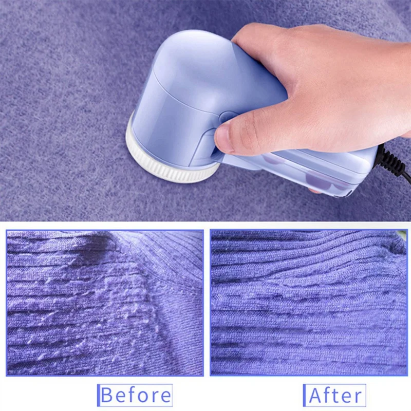 5X مزيلات الوبر الكهربائية الملابس الوبر أداة تشذيب الأقمشة شعري لنزع الشعر سترة الملابس مزيل الوبر الزغب ماكينة حلاقة صديقة للبيئة Pac