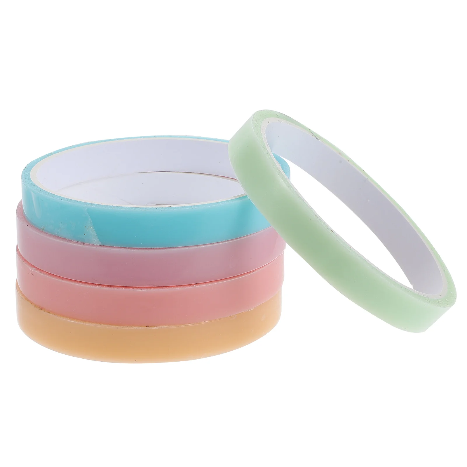 

5 Roll Sticky Balls Tape DIY Silky Adhesive Tape Stress Relief Decompression Double-Side Home Supply Home Accessory