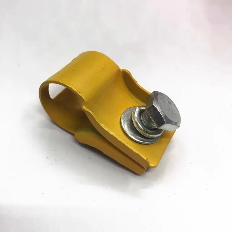 LG60/65/70/75/80/85/90 excavator specific small arm oil pipe clamp pipe clamp zinc yellow