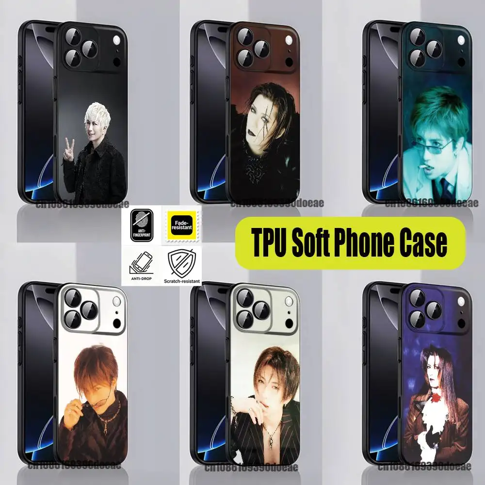 

For M-Malice M-Mizer Gackt Phone Case iPhone 15,16,12,13,14,11,17,Pro,Max,Plus,E,Air,Mini Custom TPU Cover